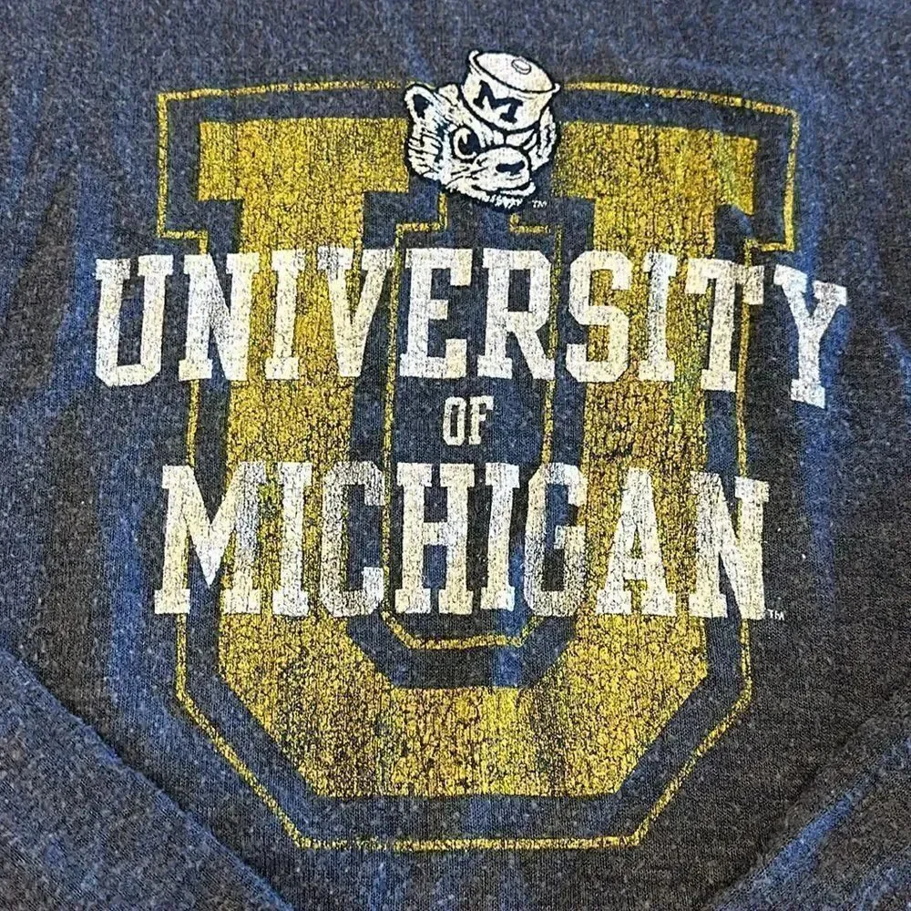 The Original Retro Brand Boys Blue Michigan University Sweatshirt - Size S